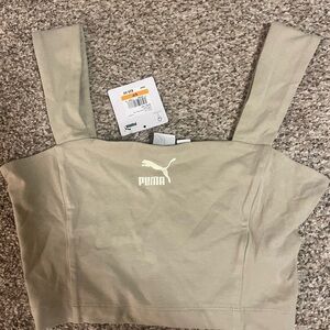 Puma athletic cropped tank. Never worn. Tags still on.